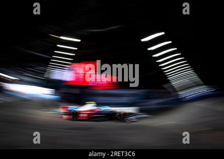 LONDRA, REGNO UNITO. 29 luglio 2023. In pratica 2 sessione durante ABB FIA Formula e 2023 Hankook London e-Prix all'Excel di sabato 29 luglio 2023 a LONDRA, in INGHILTERRA. Crediti: Taka G Wu/Alamy Live News Foto Stock