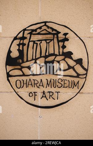 Giugno 2023, Ohara Museum of Art nel quartiere storico Kurashiki Bikan Foto Stock
