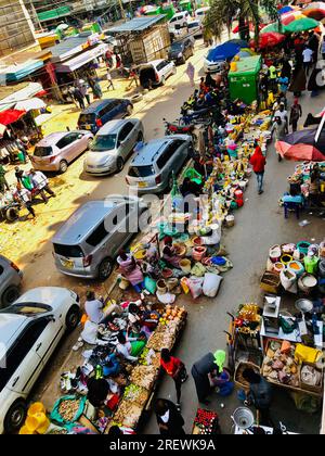 Eastleigh è un quartiere ad uso misto a Nairobi, Kenya. Si trova a est del quartiere centrale degli affari. È noto per la sua abilità commerciale Foto Stock