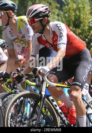 Donostia, Espagne. 29 luglio 2023. Guillaume Martin di Cofidis durante la Clasica San Sebastian 2023, gara ciclistica UCI World Tour, Donostia - Donostia (230, 3 km) il 29 luglio 2023 in Spagna - foto Laurent Lairys/DPPI Credit: DPPI Media/Alamy Live News Foto Stock