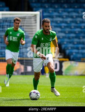 Londra, Regno Unito. 29 luglio 2023. LONDRA, INGHILTERRA - LUGLIO 29: Ivo Pinto di fortuna Sittard durante l'amichevole pre-stagionale tra Millwall e fortuna Sittard al Den il 29 luglio 2023 a Londra, Regno Unito. (Foto di Orange Pictures) credito: Orange Pics BV/Alamy Live News Foto Stock