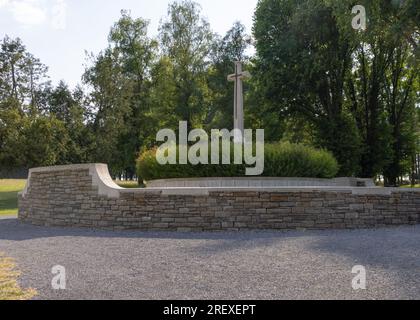 Hunter's Cemetery nel Newfoundland Memorial Park, somme, Francia Foto Stock