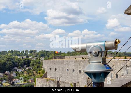 Dinant. Namur - Belgio 15-08-2022. Vista dalla torre più antica della città. Foto Stock