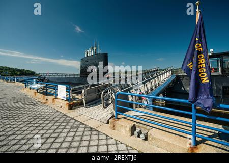 USS Nautilus (SSN-571) The Submarine Force Library & Museum   Groton, Connecticut, USA Foto Stock