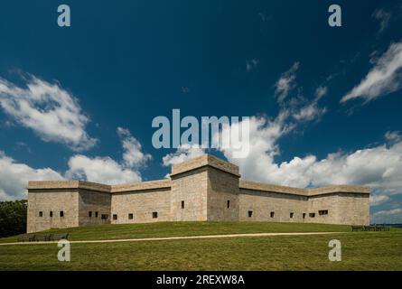 Fort Trumbull stato parco   New London, Connecticut, Stati Uniti d'America Foto Stock