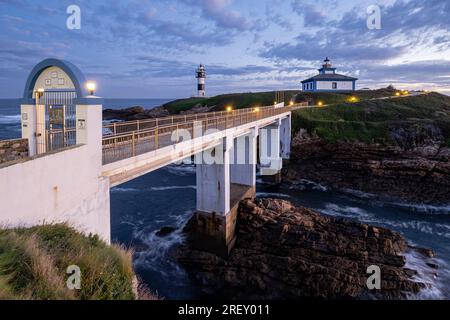 Isla Pancha (Illa Pancha), Ribadeo, Lugo, Galizia, Spagna Foto Stock