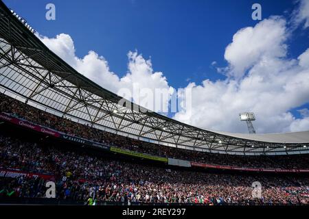 Rotterdam, Paesi Bassi. 30 luglio 2023. Rotterdam - De Kuip durante l'amichevole tra Feyenoord e Benfica allo Stadion Feijenoord De Kuip il 30 luglio 2023 a Rotterdam, nei Paesi Bassi. Credito: Immagini da Box a Box/Alamy Live News Foto Stock