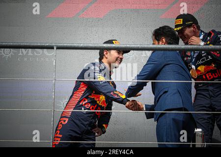 #11 Sergio Perez, (mex) Oracle Red Bull Racing, Honda durante il GP del Belgio, Spa-Francorchamps 27-30 luglio 2023 Campionato del mondo di Formula 1 2023. Foto Stock