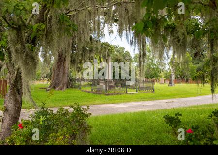 Storico cimitero di Magnolia, Charleston, South Carolina Foto Stock