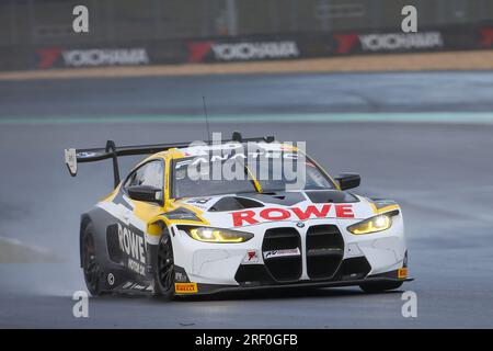 Nuerburg, Germania. 30 luglio 2023. # 98, Nurburg, Germania, domenica 30 LUGLIO 2023: Philipp ENG, Marco WITTMANN, Nicholas YELLOLY, Team Rowe Racing, BMW M4 GT3, durante la gara della Fanatec GT World Challenge Endurance Cup. Il Team Rowe Racing gareggia nella Fanatec GT World Challenge Endurance Cup, immagine a pagamento, foto copyright © ATP Geert FRANQUET (FRANQUET Geert /ATP/SPP) credito: SPP Sport Press Photo. /Alamy Live News Foto Stock