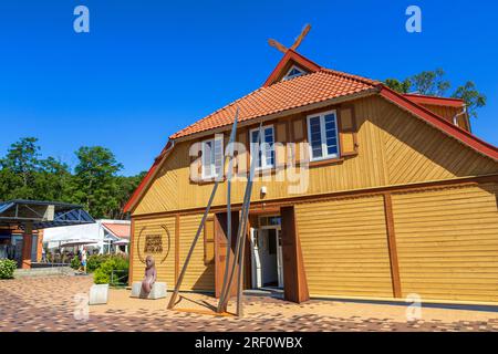 Amber Museum, Nida, Curonian Spit, Lituania, Europa Foto Stock