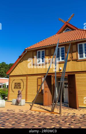 Amber Museum, Nida, Curonian Spit, Lituania, Europa Foto Stock