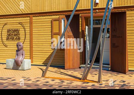 Amber Museum, Nida, Curonian Spit, Lituania, Europa Foto Stock