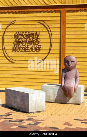 Amber Museum, Nida, Curonian Spit, Lituania, Europa Foto Stock