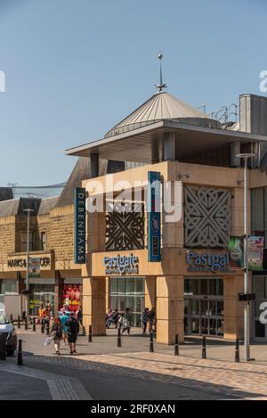 Inverness, Scozia, Regno Unito. 3 giugno 2023. Ingresso al centro commerciale Eastgate nel centro della città di Inverness in Scozia. Foto Stock