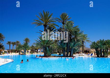 Hotel Zita Resort, Oasis Zarzis vicino a Djerba, Tunisia Foto Stock