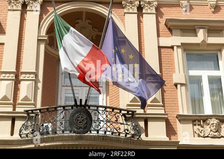 Ambasciata italiana in Croazia Foto Stock