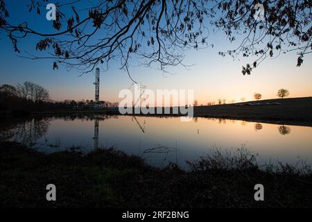 North Texas Drilling Foto Stock