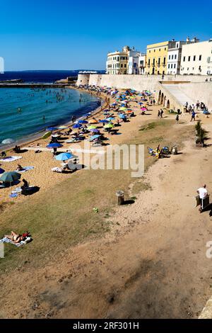 Gallipoli Puglia Salento Italia. Spiaggia la Purità Foto Stock