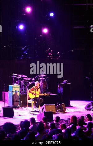 30 luglio 2023, Cartagine, Tunisi, Tunisia: Concerto della star americana Ben Harper, cantautore nell'ambito della 57a edizione del Carthage International Festival. (Immagine di credito: © Chokri Mahjoub/ZUMA Press Wire) SOLO USO EDITORIALE! Non per USO commerciale! Foto Stock