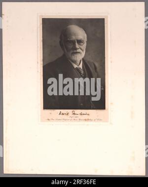 David Jenkins Mus. BAC. (Cantab.) 1848-1915 Professore di musica, University College of Wales 1915 di Elliott & Fry Foto Stock