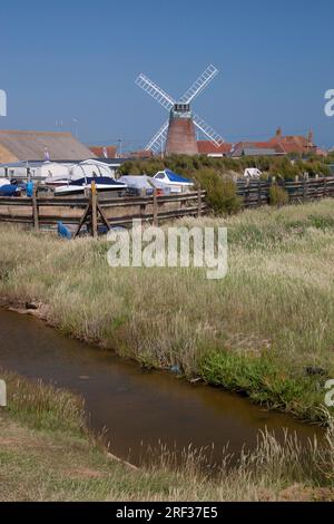 Medmerry Mill, Selsey, West Sussex, Inghilterra Foto Stock