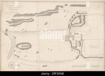 Garden Design per Northwick Park 1778 di William Emes Foto Stock