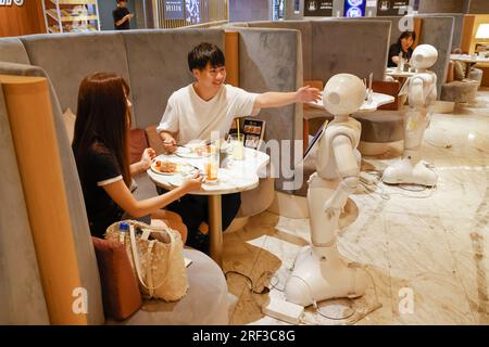 PEPPER LOUNGE, UN'ESPERIENZA UNICA AL CAFE' NEL CUORE DI TOKYO Foto Stock