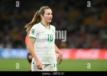 31 luglio 2023; Brisbane Stadium, Brisbane, Queensland, Australia: FIFA Women's World Cup Group B Football, Republic of Ireland versus Nigeria; Kyra Carusa of Ireland Credit: Action Plus Sports Images/Alamy Live News Foto Stock