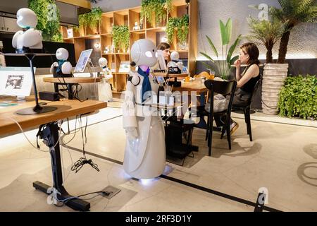 DAWN AVATAR ROBOT CAFE TOKYO Foto Stock