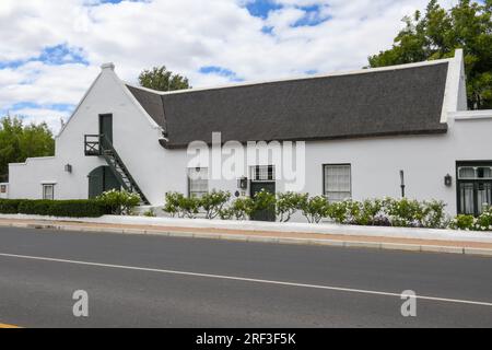 Montagu, Sudafrica - 28 gennaio 2022: Casa coloniale a Montagu, in Sudafrica Foto Stock