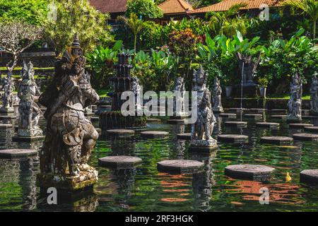 Tirta Gangga, un ex palazzo reale nella parte orientale di Bali, Indonesia Foto Stock