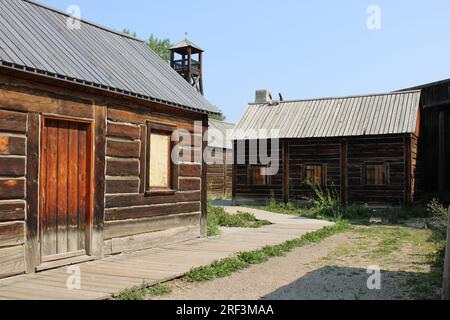 Fort Edmonton Park Foto Stock