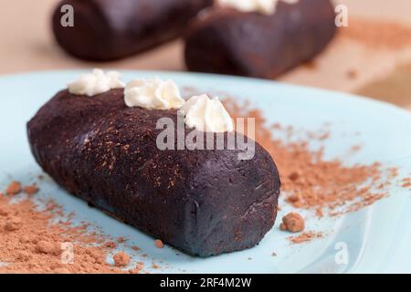 deliziosa patata tradizionale , la torta è composta da un gran numero di ingredienti, l'esterno della torta è ricoperto da uno strato di sugo in polvere Foto Stock