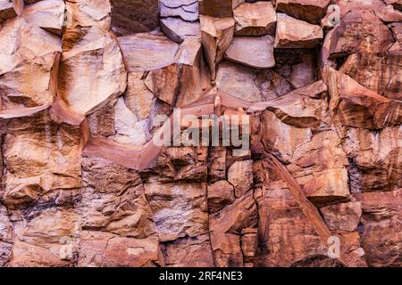 Il parco nazionale di Hell's Gate si trova a sud del lago Naivasha in Kenya, a nord-ovest di Nairobi. Il parco nazionale di Hell's Gate prende il nome da una stretta pausa nel Foto Stock