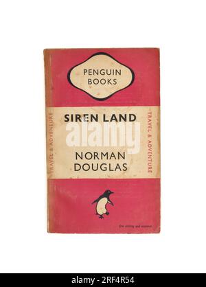 Copertina di un'edizione cartacea dei Pinguini di Siren Land di Norman Douglas Foto Stock