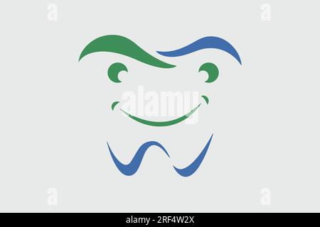 Design con logo icona sorriso Illustrazione Vettoriale