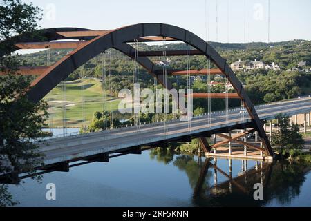 360 Bridge ad Austin, Texas Foto Stock