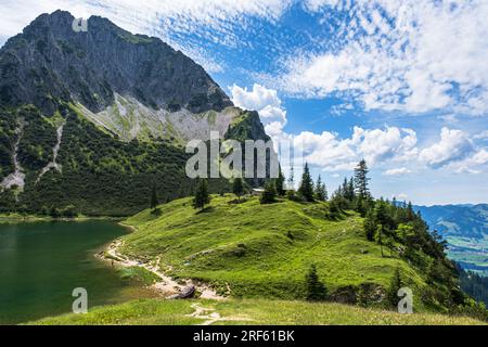 Gaisalpsee bei Oberstdorf im Allgäu Foto Stock