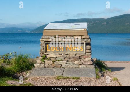 Loch Ness, Dores, Scozia, Regno Unito Foto Stock