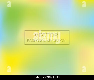 Sfondo sgranato giallo, verde colori semplice e pulito per copertine e sfondi Illustrazione Vettoriale