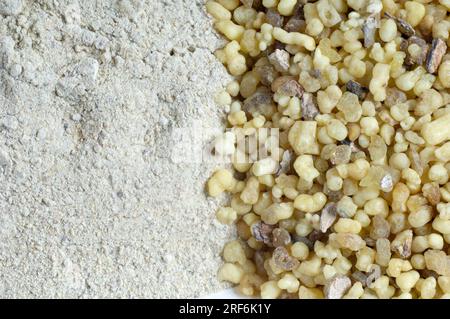 Resina di incenso (Boswellia sacra), incenso, incenso, esoterismo Foto Stock