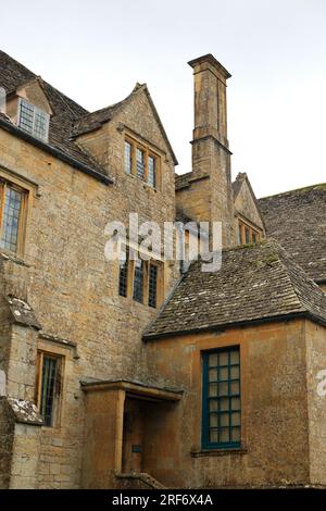 Casa padronale di Snowshill vicino a Broadway, Gloucestershire, Inghilterra, Regno Unito. Foto Stock