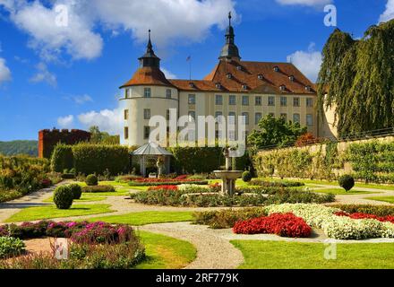 Schloss Langenburg, Baden-Württemberg, Hohenlohe, Schloss, Burg, Foto Stock