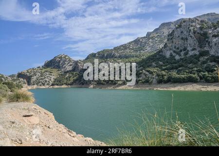 Stausee, Embalse de Gorg Blau, Serra de Tramuntana, Mallorca, Spanien Foto Stock