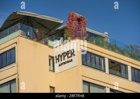 Dachrestaurant Hyper Astrobar, Monastiraki-Platz, Athen, Griechenland Foto Stock