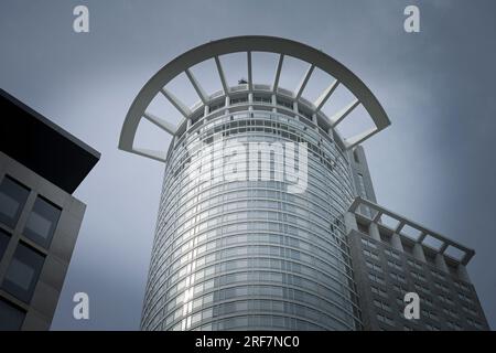 Westend Tower, DZ Bank, Mainzer Landstraße, Westendstraße, Francoforte sul meno, Hessen, Germania Foto Stock