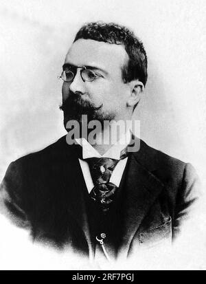 Portrait de Jean Louis Barthou, (1862-1934), avocat, academicien et homme politique francais. Foto Stock