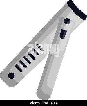 Disegno icona vettoriale del tagliatubi, simbolo di bellezza e cura personale, segno cosmetico e dermatologo, illustrazione del materiale estetico del corpo, leva composta Illustrazione Vettoriale