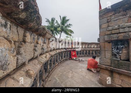 07 21 2007 Vintage Chausath Yogini Temple Said anche Mahamaya Temple Hirapur Odisha Orissa India Asia. Foto Stock